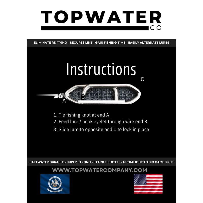 Topwater Co Speed Clips (15-45-70-120lbs)