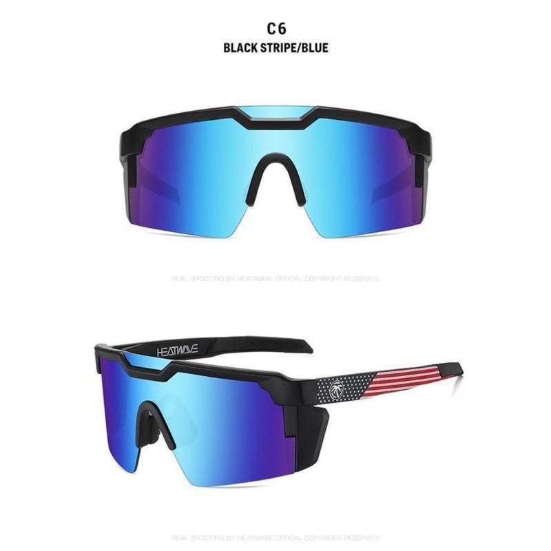 Nitrogen Polarized Wrap Around Sport Sunglasses for Men Women UV400 Protection Sun Glasses