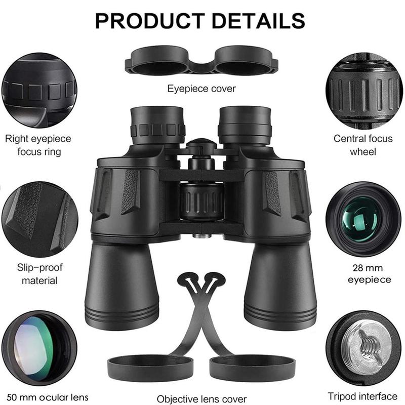 Waterproof Binoculars, High-power Binoculars, High-definition Professional Binoculars, Used for Bird Watching, Hunting, Hiking, Music Concerts