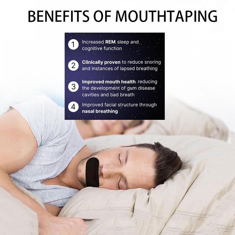 Mouth Tape - one month supply mouth tape, sport accessories, 30 Strips,Anti Snoring Mouth Sticker, Mouth Tape for Sleeping