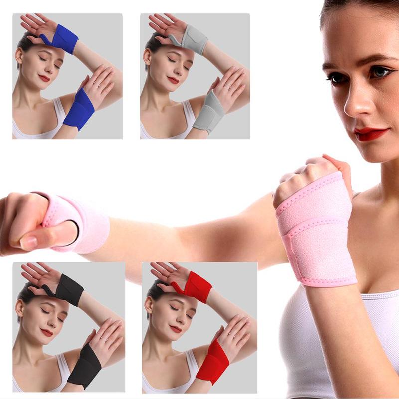 Adjustable Wrist Braces, 2 Counts Wrist Wraps Brace for  Carpal Tunnel Sprained, Weightlifting and Calisthenics Compression Stabilizer, Fitness