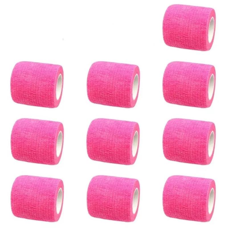 Sports Bandages (10 Rolls), Self Adhesive Elastic Bandages, Elastoplast Sports Bandages, Bandages For Knee, Ankle, Wrist, Finger