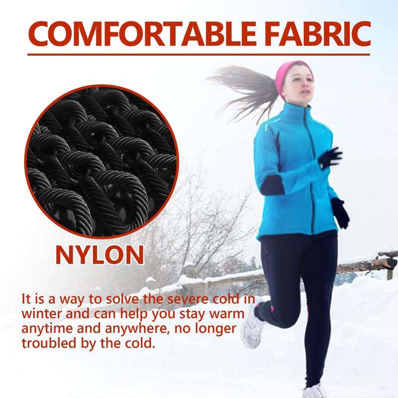Winter Windproof Gloves Outdoor Sports Ski -Touchscreen Compatible Thermal Gloves for Men and Women - made of Nylon, Cotton