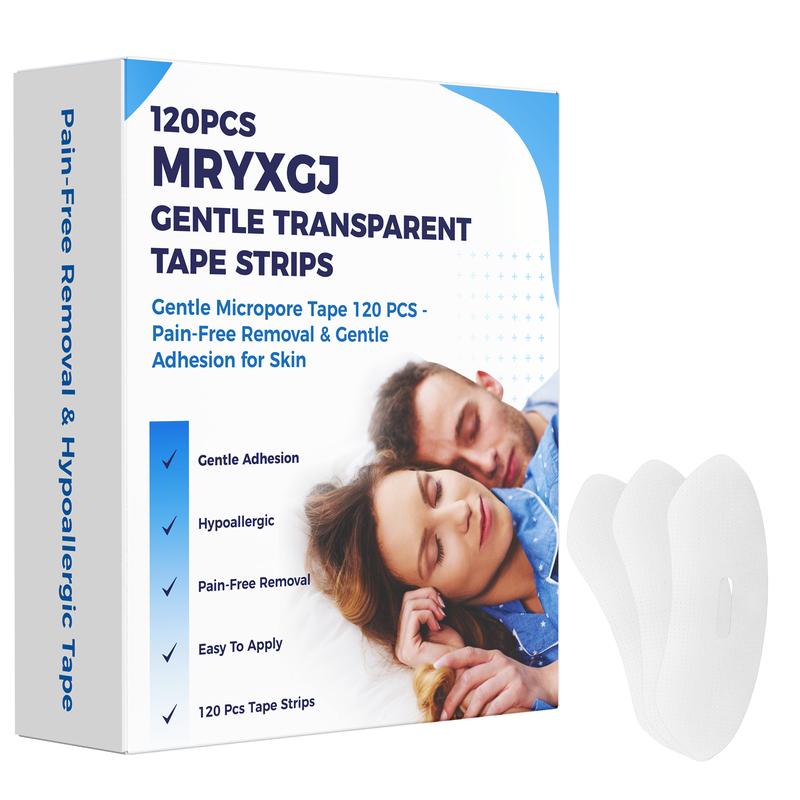 Mouth Tape, for sleep one month supply, mouth tape, white, gentle, adhesion & 120 Strips, sports accessories,2024 Christmas Gifts