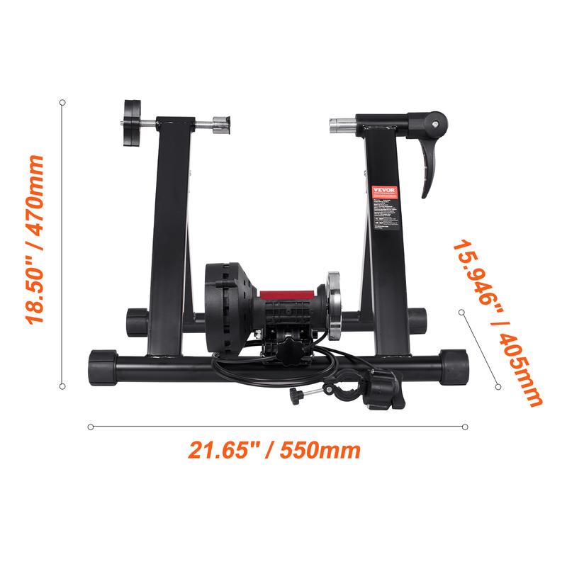 VEVOR Bike Trainer Stand, Magnetic Stationary Bike Stand for 26