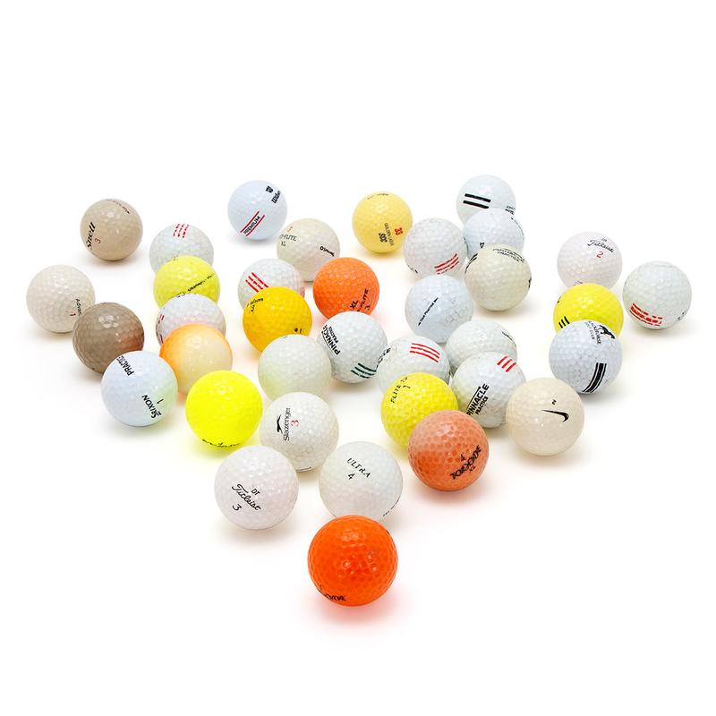 100 Recycled Hit-Away & Practice Golf Balls