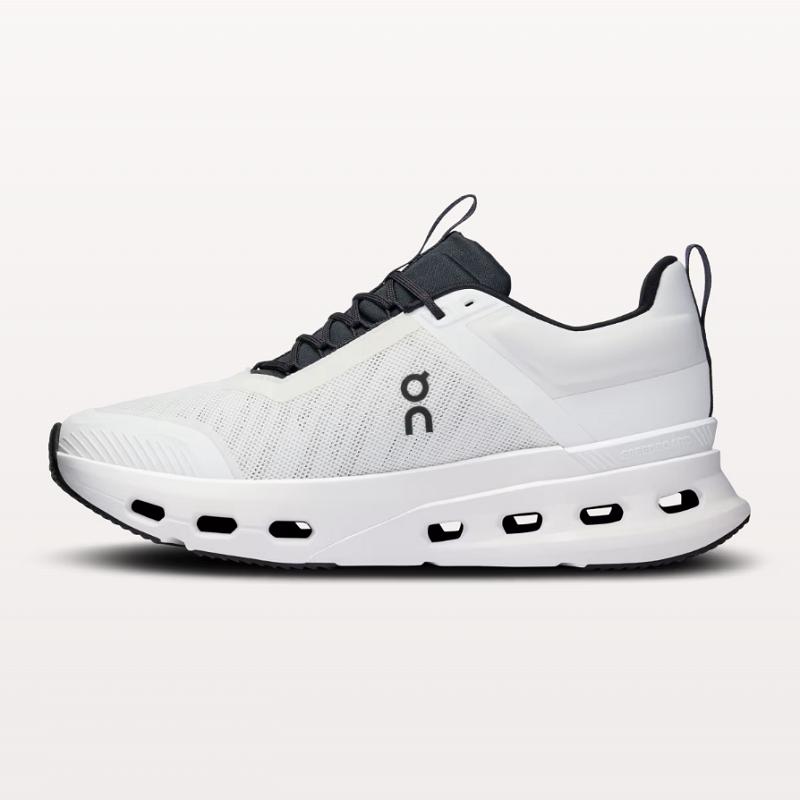 On Women's Cloudnova X Gym Workout Shoe, White & Black - Full Size