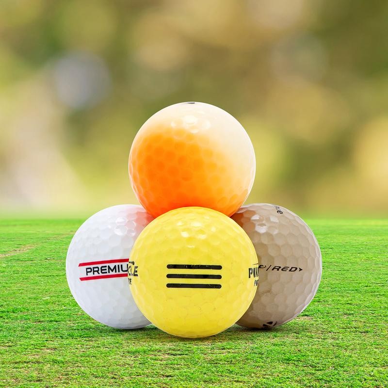 100 Recycled Hit-Away & Practice Golf Balls