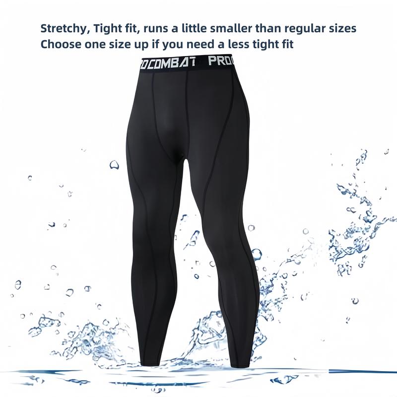 Men's Leggings Stretch Comfort Sweatpants Outdoor Sports Pants Indoor Gym Sports Fitness Running Basketball Soccer Compression Pants