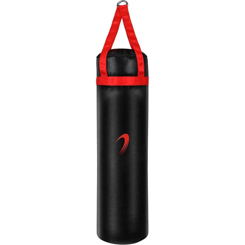 Boxing Bag - Hanging Punching Bag   Equipment - MMA, Karate, Judo, Muay Thai, Kickboxing - Hanging or Freestanding - Unfilled Max Capacity 100 Lbs - Heavy Punching Bag