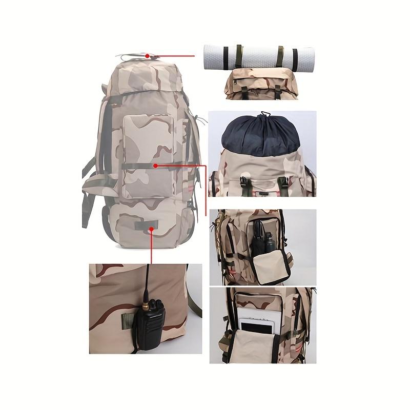 Promotion price 130L Tactical Backpack - Waterproof Sports Bag for Camping, Hiking, and Climbing