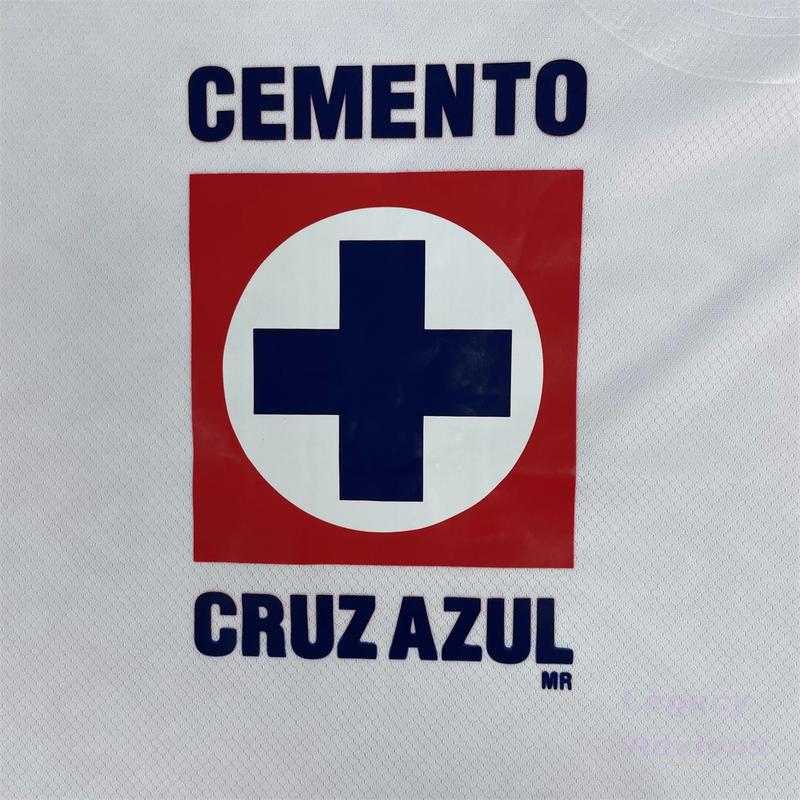 MEXICO LIGA MX 24-25 Season CRUZ AZUL Away Long Sleeve Soccer Jersey Quick Dry Fan Edition