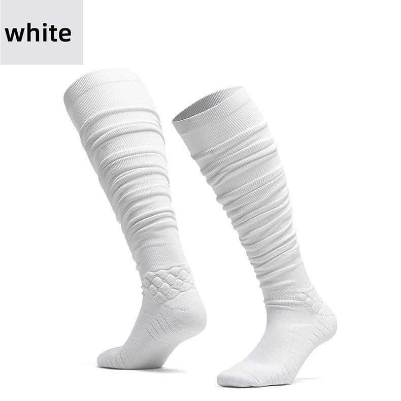 1Pairs 2 Pairs Scrunch Football Socks Non Slip Men Football Socks Extra Long Socks Soccer Socks Over The Knee Athletic