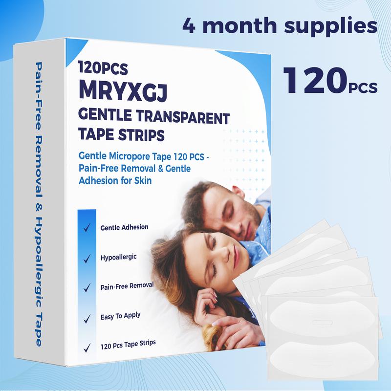 Mouth Tape, for sleep one month supply, mouth tape, white, gentle, adhesion & 120 Strips, sports accessories,2024 Christmas Gifts