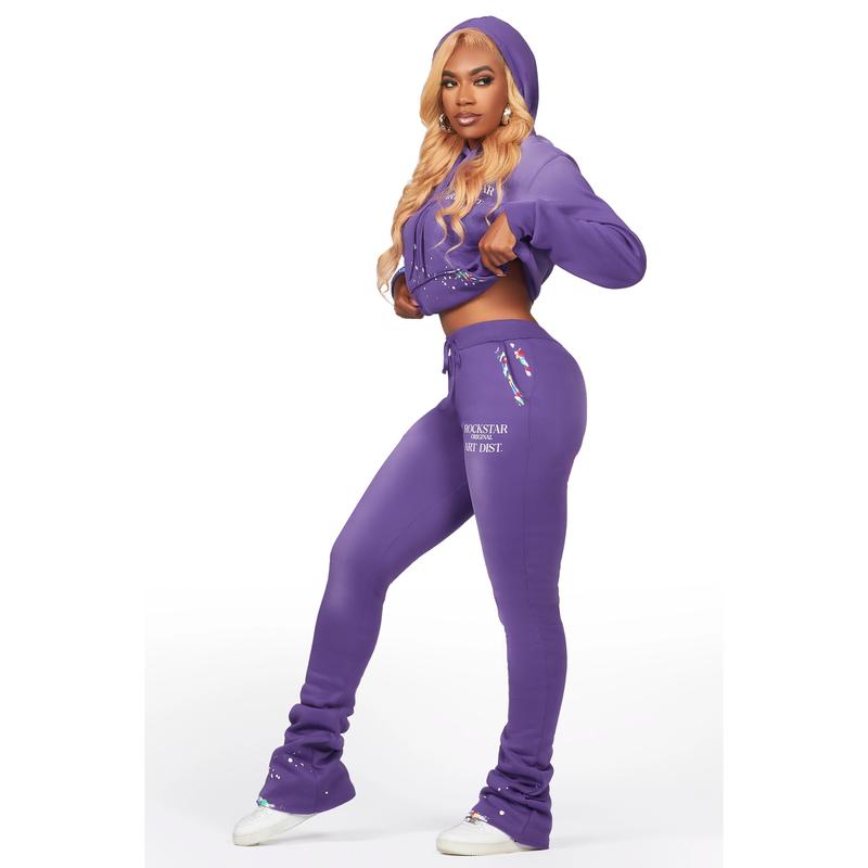 Nevaeh Purple Super Stacked Trackset