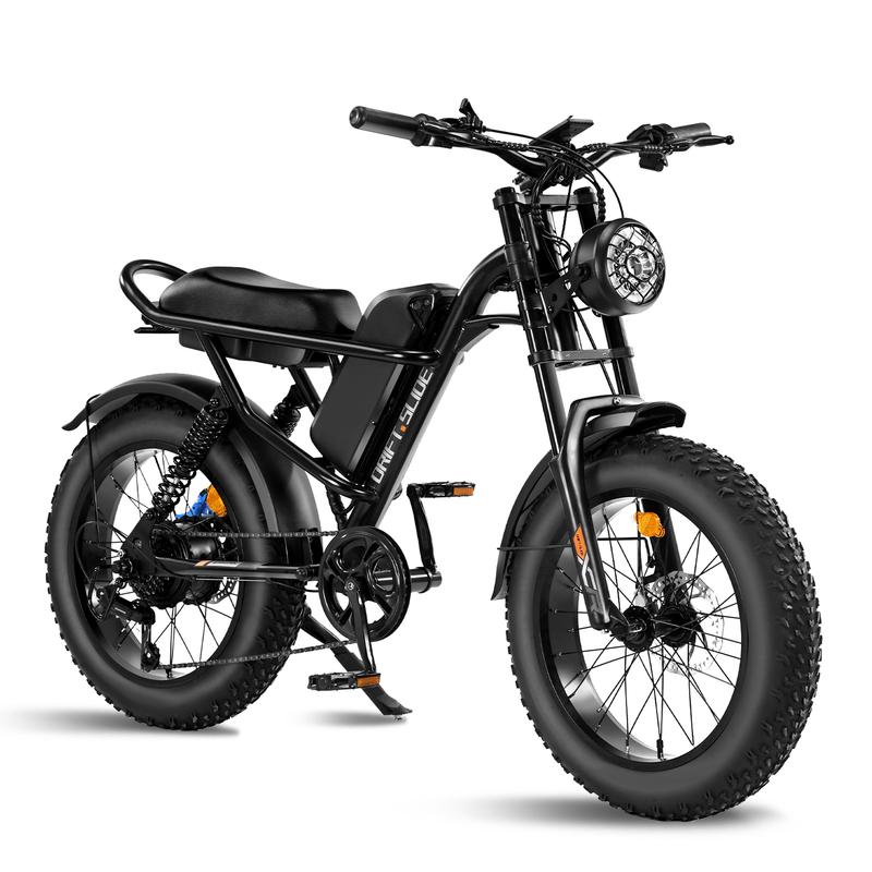 DRIFT.SLIDE 1500W Peak Power Electric Bike for Adults, 28 MPH 60 Miles Electric Moped Style Bike, 48V 20.8 Ah UL 2849 Removable Battery, 7 Speed 20