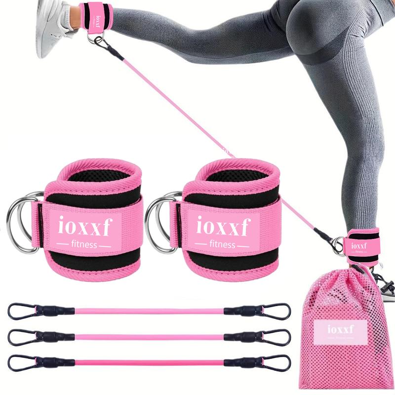 Ankle Resistance Bands, ,Butt Exercise Equipment for Women Legs，Workout at home Kickbacks Hip Gluteus Training Exercises ankle band leg bounce bands