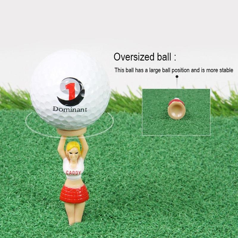 Golf Ball Stand, 10pcs set Plastic Golf Ball Holder, Fun Female Golf Ball Stand, Ball Sports Equipment for Home & Outdoor