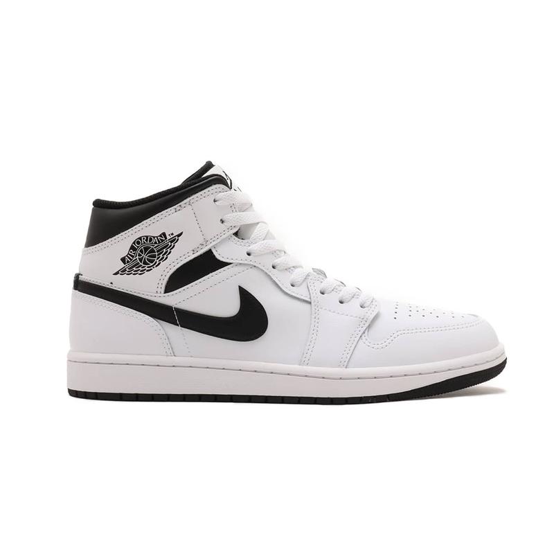 Nike Air Jordan 1 Mid Reverse Panda White Black DQ8426-132 Men's Fashion Sneaker New