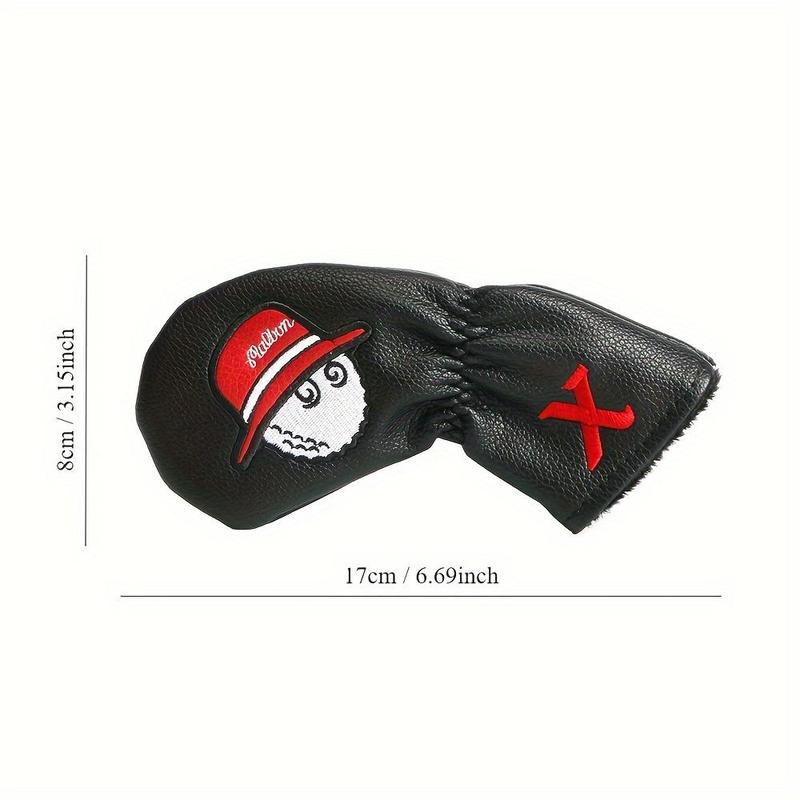 Golf Iron Head Cover, 10 Counts set PU Leather Golf Iron Club Head Cover, Golf Accessories for Men & Women, Protect Your Clubs and Look Great on the Course