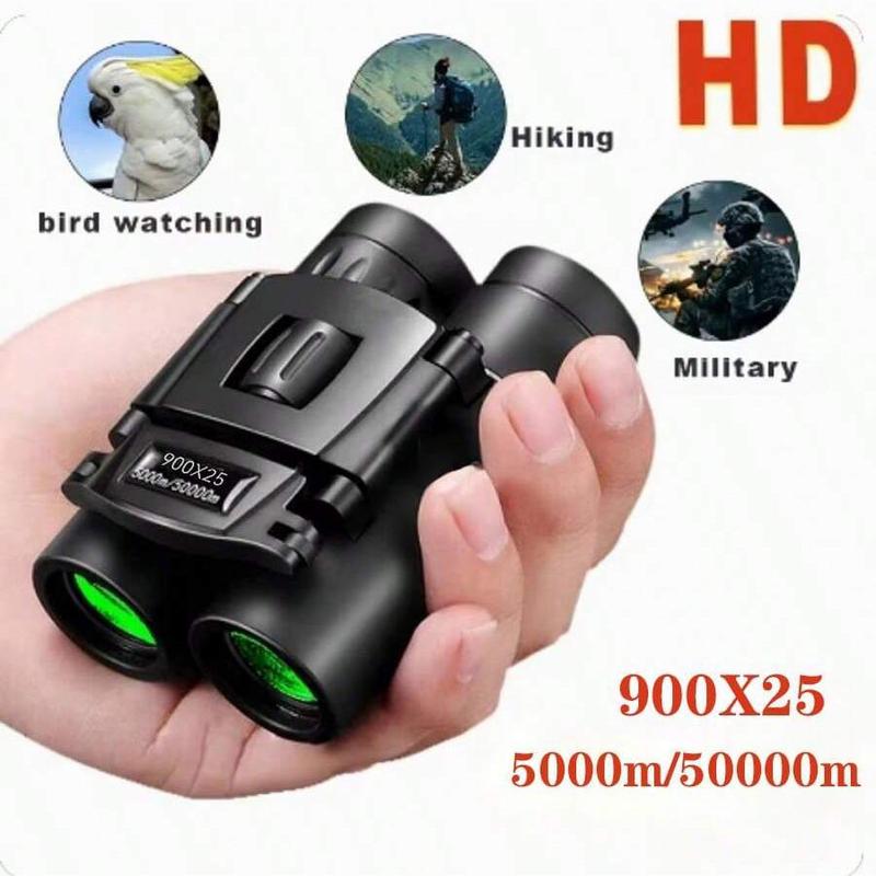 Portable High-powered Professional Binoculars, 1 Count BAK4 HD Zoom Binoculars, Outdoor Binoculars Telescope for Camping & Hiking