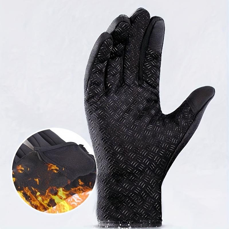  Winter Touchscreen Gloves For Men, Waterproof And Insulated, Touch-Sensitive, Windproof And Warm, Perfect For Outdoor Winter Activities