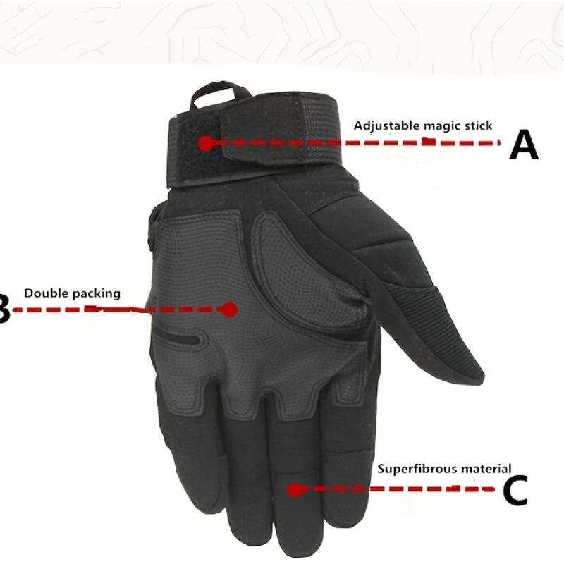 Outdoor Anti-slip Gloves, Breathable Touch Screen Gloves, Sports Gloves for Cycling, Training, Perfect Gift for Men & Women