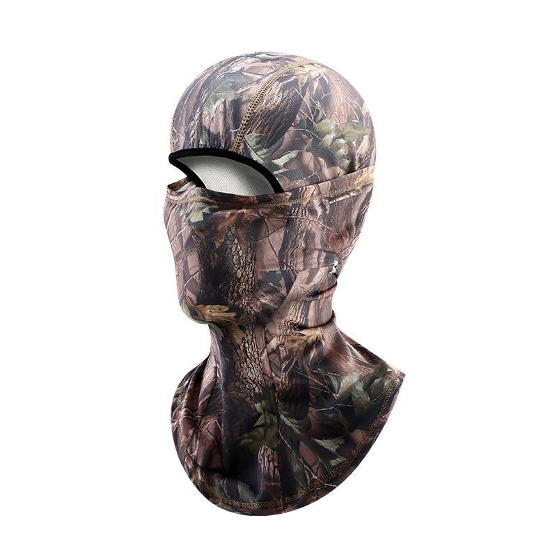 Camouflage Printed Balaclava Face Mask, Breathable Face Cover for Outdoor Sports, Motorcycle Face Covers