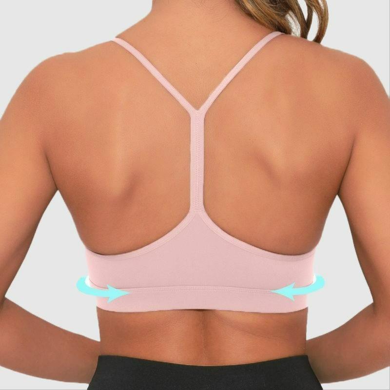 Women's Sport Bras  Minimalist  Criss Sexy Thin Straps Yoga  Bras with Removable Pads Sports Bras for Spring, Cut Out Sports Bra, Basic Sports Bras