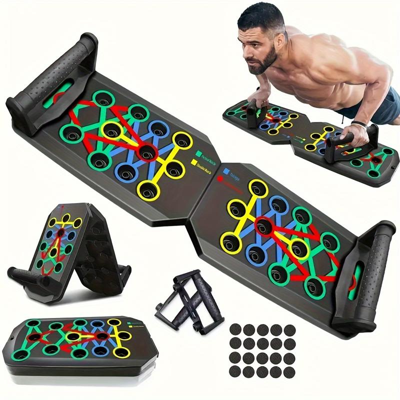 Solid Push Up Board Home Workout Equipment Multi-Functional Pushup Stands System Fitness Floor Chest Muscle Exercise Professional Equipment Burn Fat Strength Training Arm Men & Women Weights , Best Choice for Daily Gifts christmas activity