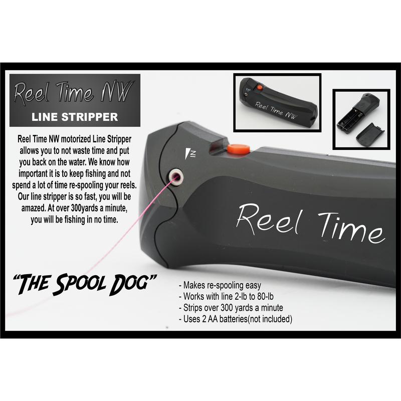 The Spool Dog-Line Stripper for Fishing - Effortless Re-spooling - Motorized with Fast Operation