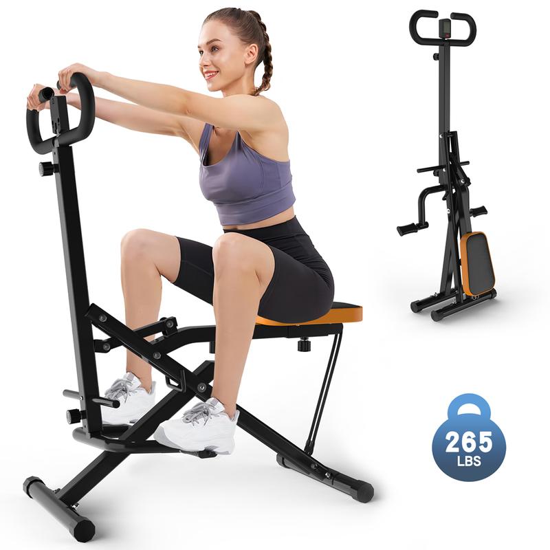 Squat Machine for Home, Assist Trainer for Glutes Workout Foldable with Resistance Bands Botty Glutes Butt Thighs, Ab Back Leg Press Hip