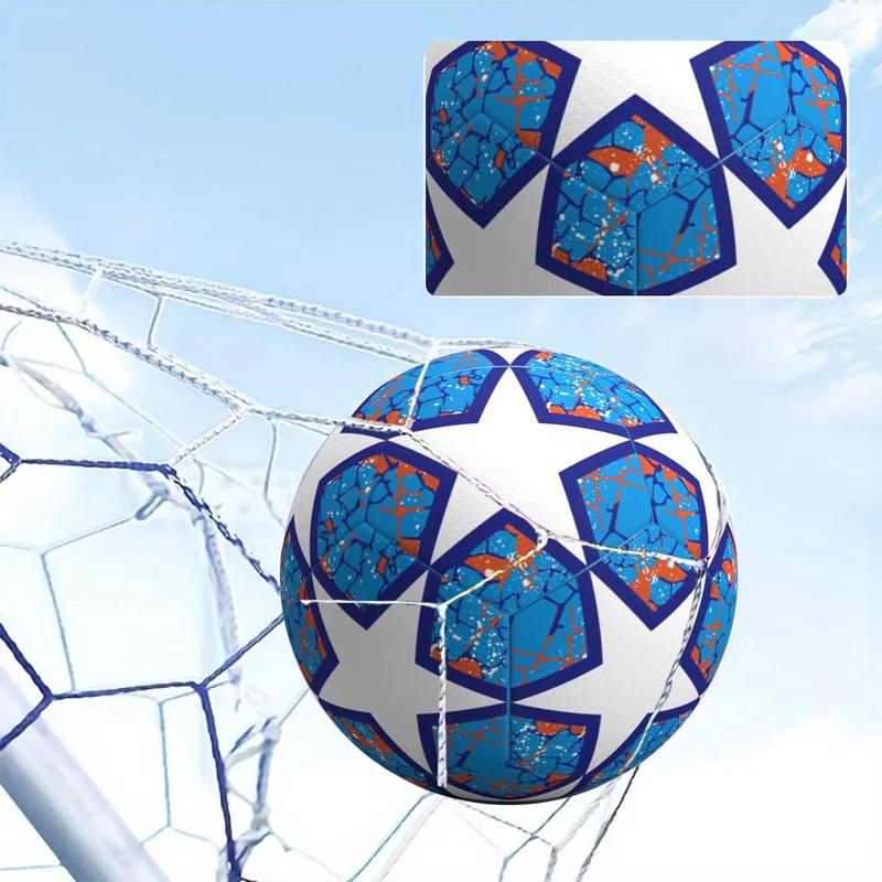 Star Pattern Soccer Ball, Size 5 Football, Football Training Ball, Football Training Equipment for Adults & Youth