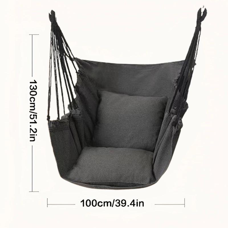 Single-Person Canvas Hammock, Portable Hammock With Strap, Durable Hammock For Outdoor Camping Hiking, Outdoorliving