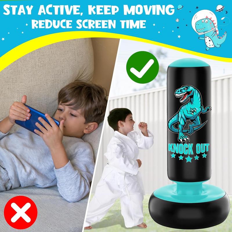 Larger Stable Dinosaur Punching Bag for Kids, 66