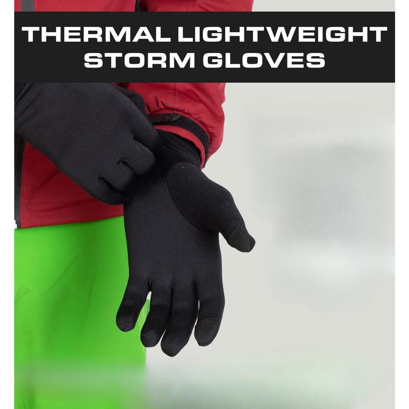 Running Glove Liners - Thermal Winter Gloves for Men - Ski Glove Liners - Men's Winter Gloves for Cold Weather