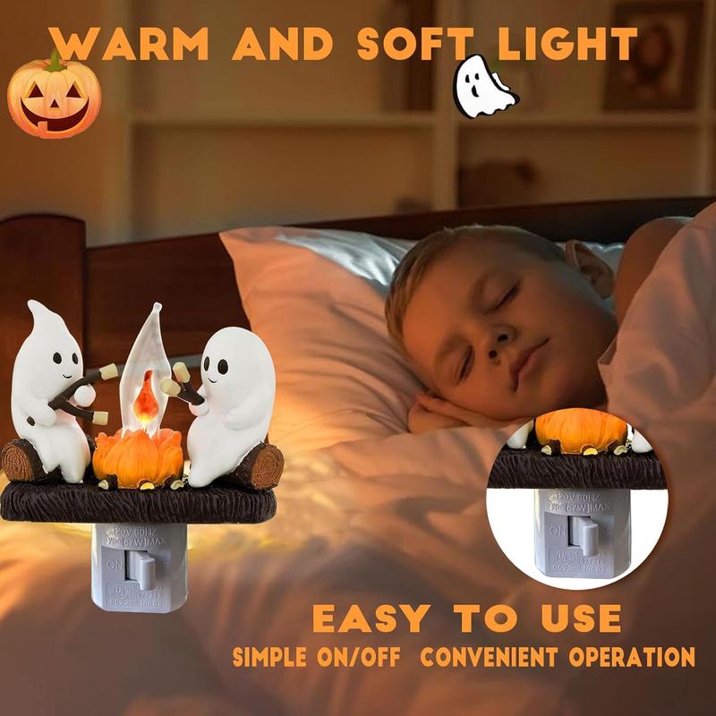 Ghost Campfire Flicker Night Light - Perfect for Camping and Relaxation