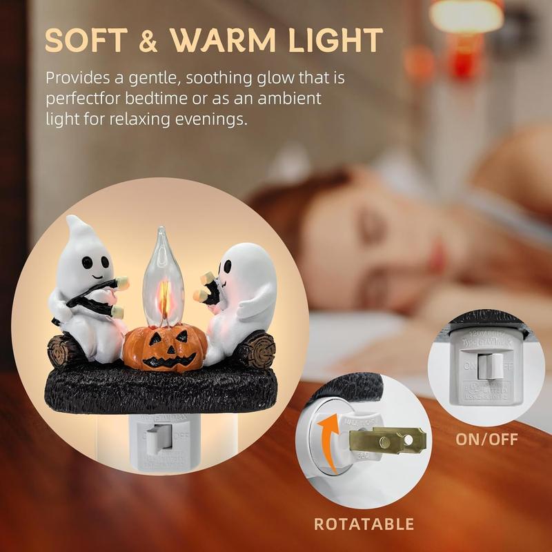 Ghost Campfire Flicker Night Light - Perfect for Camping and Relaxation