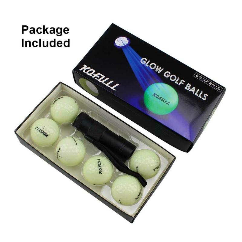 CRESTGOLF Golf balls glowing in the dark,Luminous golf balls ,Golf gift for enthusiastics