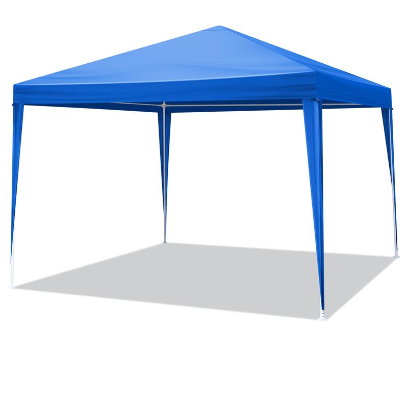 SY-10'x10' Gazebo Waterproof Outdoor Canopy Patio Tent Party Tent for Wedding BBQ Cater, Blue