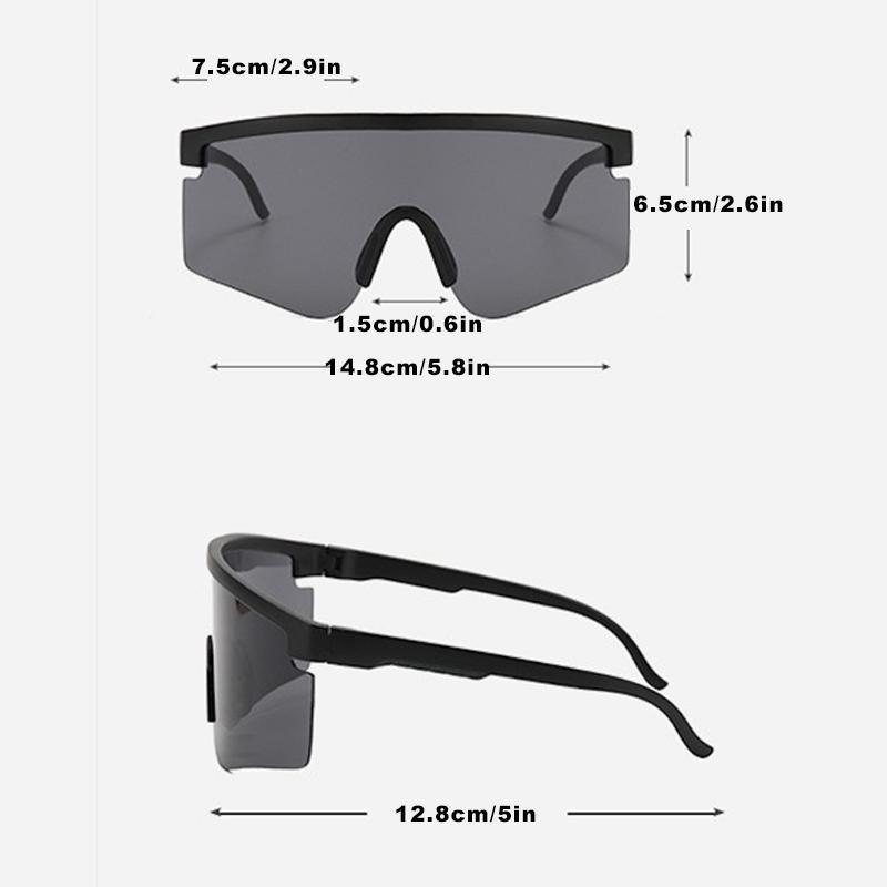 Travel 1 Pair Sporty Biking Sunglasses for Everyday Use, Outdoor Sport Polarized Sunglasses for Summer, Travel Accessories