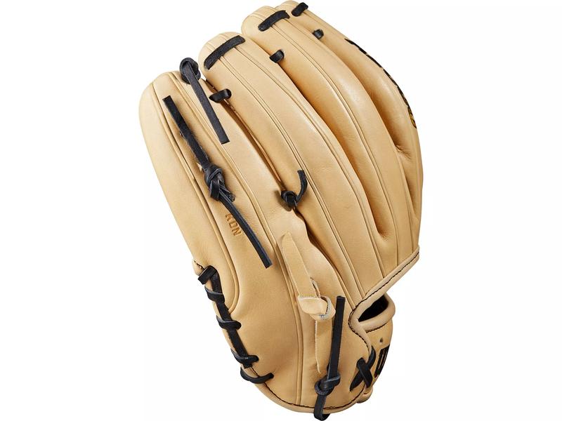 Wilson 11.5'' Infield Baseball Glove - Pro Stock Select Leather, Blonde with Dual Welting and Pro Stock Patterns