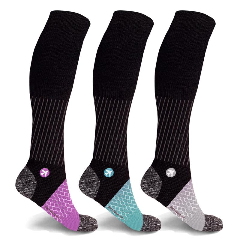 Travel Socks Breathable for Long Flights Socks Women Men – Moisture-Wicking Travel Socks for Long Flights, Running, and Daily Comfort