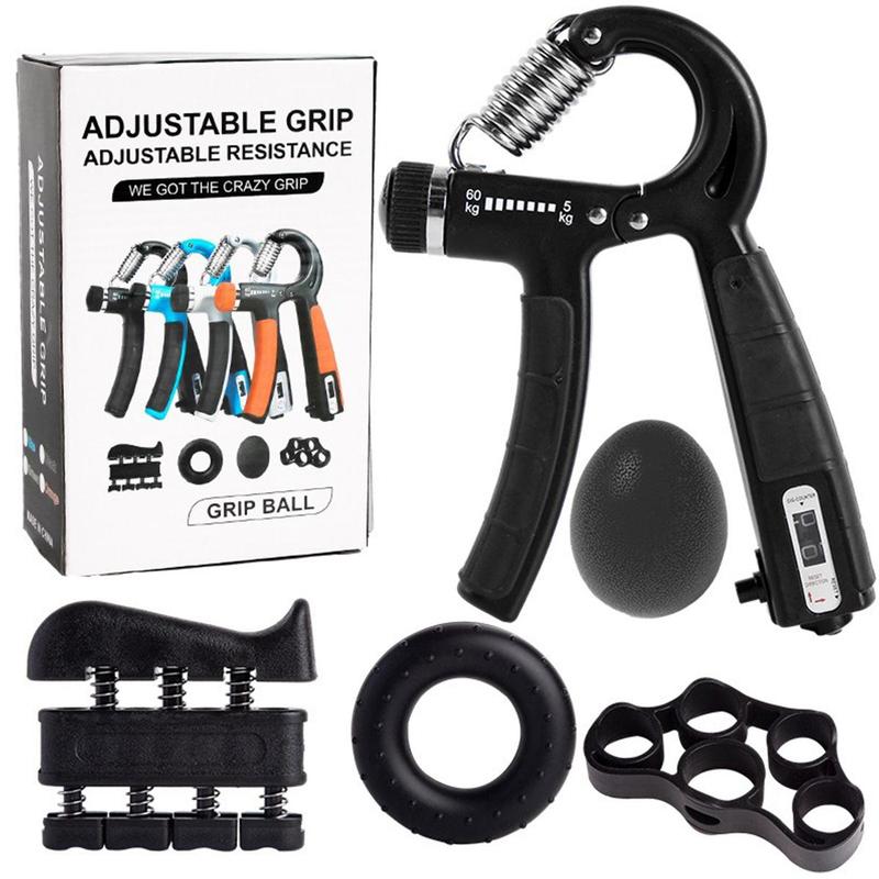 1 Set Grip Strengthener Forearm Strengthener Hand Grips Strengthener Kit - Adjustable Resistance