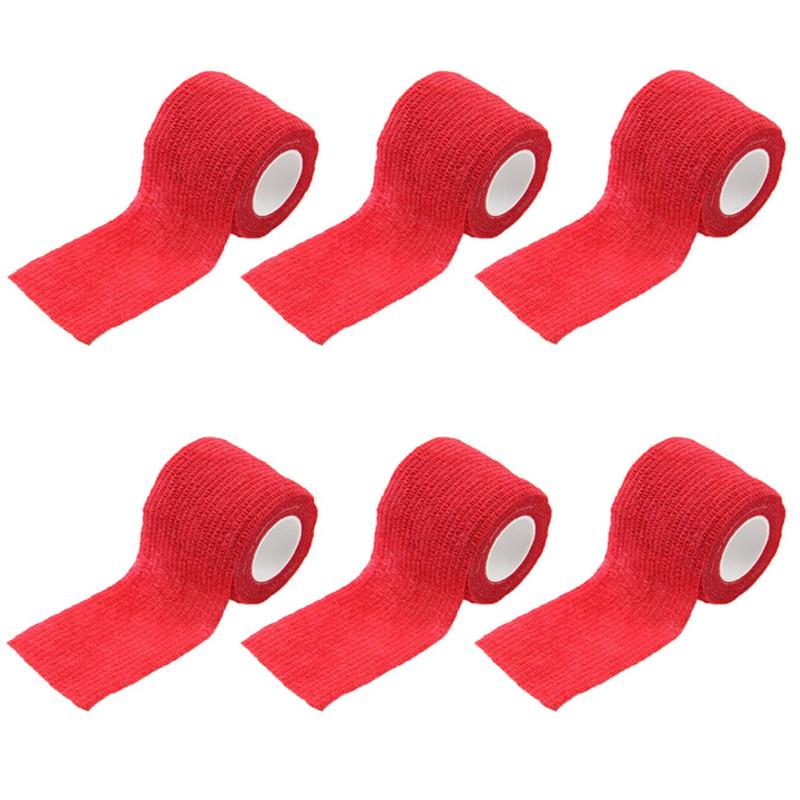 Summer Self Adhesive Breathable Sports Tapes, 6 Counts Elastic Non-woven Wrap for Ankle, Elbow, Gym Accessories Mini Essential Items, Sports Gadgets, Exercise Equipment, Gym Equipment, Christmas Gift