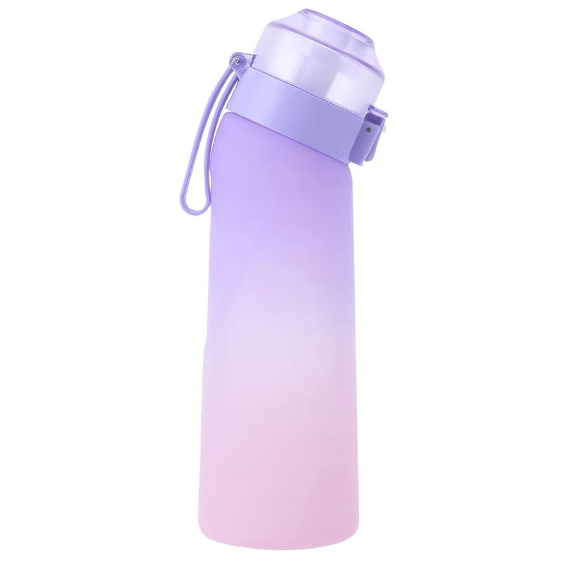 650ml Air Water Bottle with 7 Flavour Pods BPA Free,0 Sugar 0 Calorie Sports Water Bottles Drinking Cup for Fitness, Outdoor