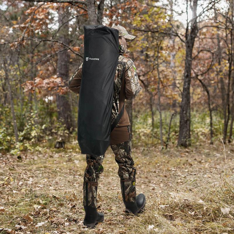 TIDEWE Hunting Blind See Through with Carrying Bag, 2-3 Person Pop Up Ground Blinds 270 Degree, Portable Resilient Hunting Tent for Deer & Turkey Hunting