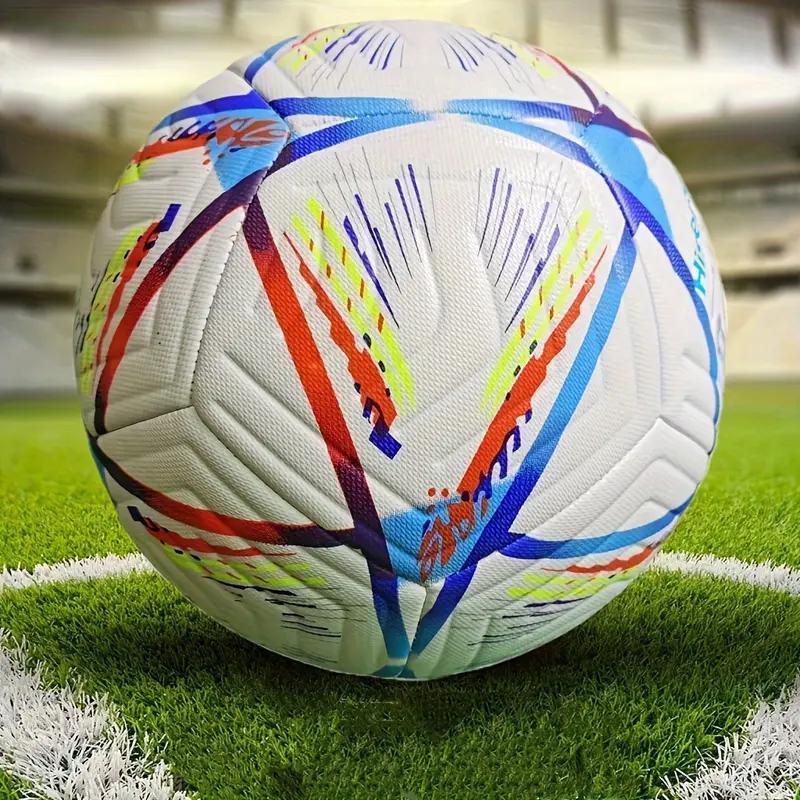 Size 5 Soccer Ball, Durable Football, Machine-sewn Training Ball, Unisex Youth & Adult Soccer Ball for Training, Football Accessories, Christmas Gift