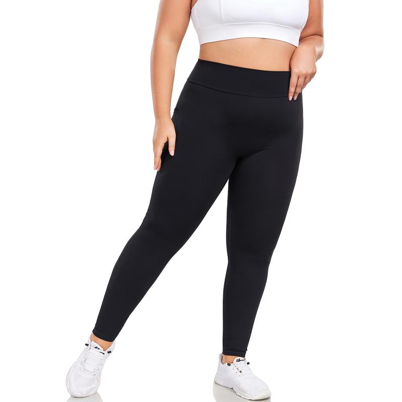 JOJOANS Plus Size Leggings with Pockets for Women High Waisted Yoga Workout Sports Casual Pants Bottoms Womenswear