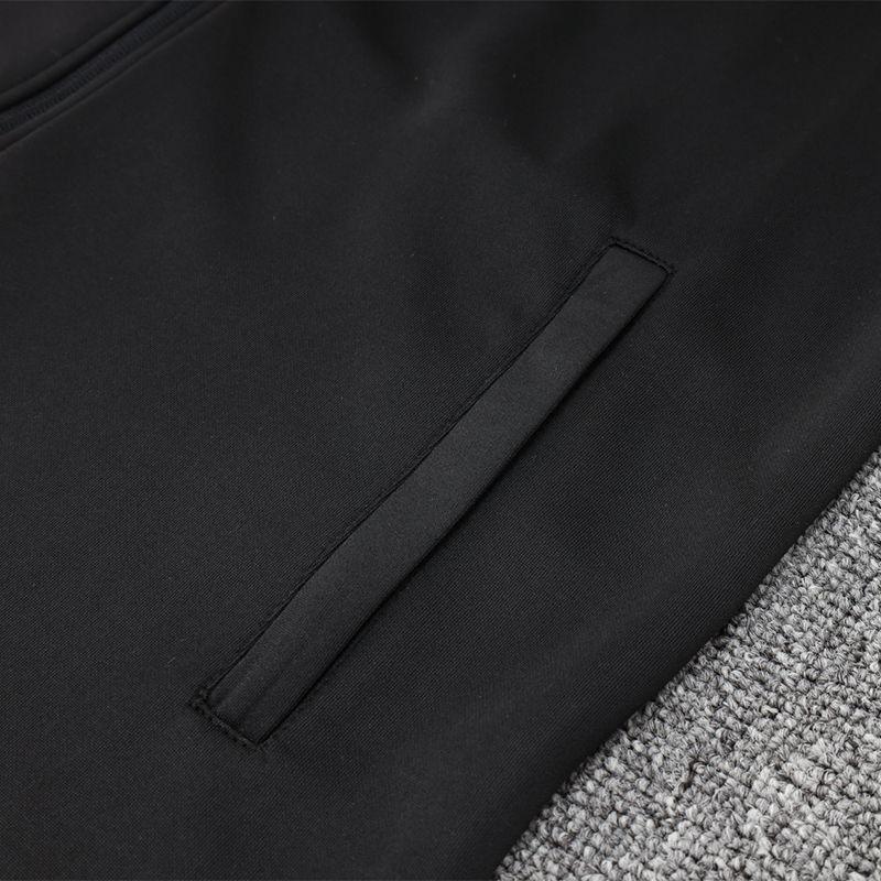 24-25 Riyadh long zipper hooded training suit Soccer Jersey Fan Version Football Long Sleeves Men's sports suit